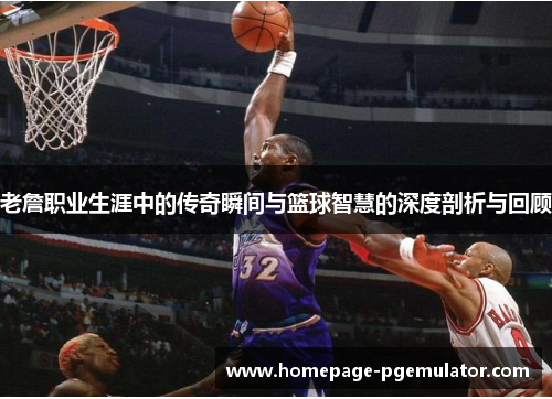 老詹职业生涯中的传奇瞬间与篮球智慧的深度剖析与回顾